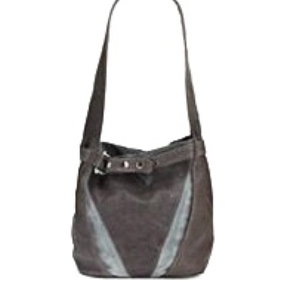Kooba Gray and Charcoal Two-Tone Hobo Bag - Picture 14 of 14